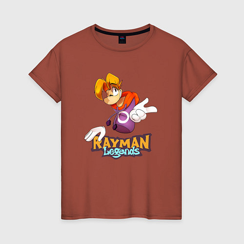 Женская футболка Rayman Legends / Кирпичный – фото 1