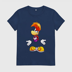 Футболка хлопковая женская Rayman Legends Game, цвет: тёмно-синий