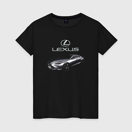 Женская футболка Lexus Concept Prestige / Черный – фото 1