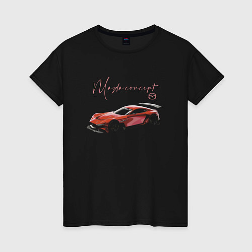 Женская футболка Mazda Concept / Черный – фото 1