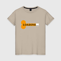 Женская футболка Loading Загрузка 18