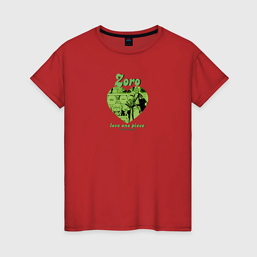 Женская футболка Zorolove onepiece / Красный – фото 1