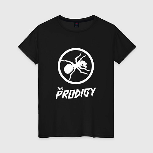 Женская футболка Prodigy логотип / Черный – фото 1