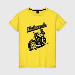 Женская футболка Motorcycle Cool rider