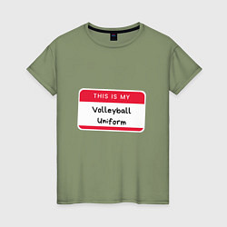 Женская футболка Volleyball Uniform