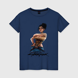 Женская футболка Cyberpunk2077 sexy Panam 18
