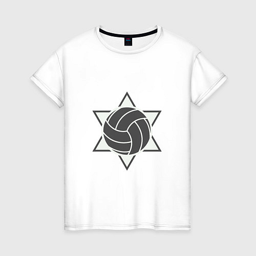 Женская футболка Stars Volleyball / Белый – фото 1