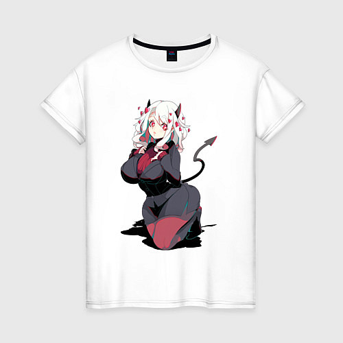Женская футболка Модеус - Похотливый Демон / Белый – фото 1