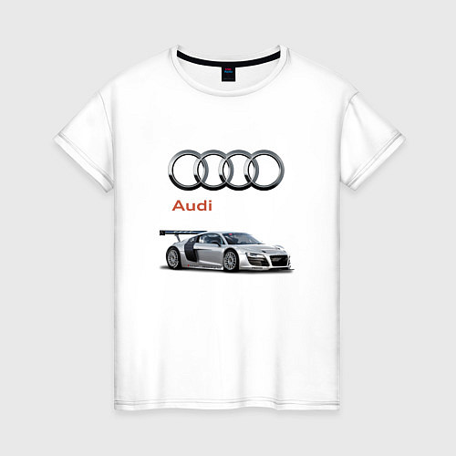 Женская футболка Audi Germany / Белый – фото 1