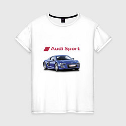 Женская футболка Audi sport Racing