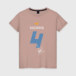 Женская футболка Ландо Норрис 4