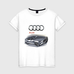 Женская футболка Audi Concept