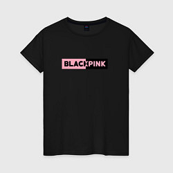 Женская футболка BLACKPINK ЛОГОТИП