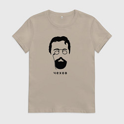 Женская футболка Чехов