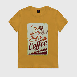 Женская футболка Coffee Cup Retro