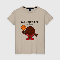 Женская футболка Мистер Джордан