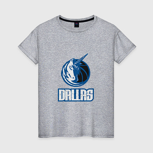 Женская футболка Dallas - Mavericks / Меланж – фото 1