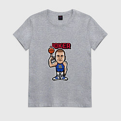 Женская футболка Nikola Jokic