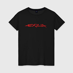 Женская футболка EXILIA RED LOGO