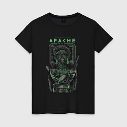 Женская футболка Воин Апачи