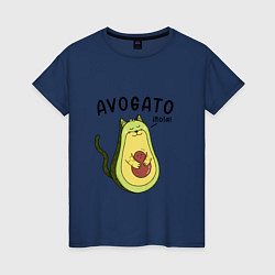 Женская футболка Avogato кот