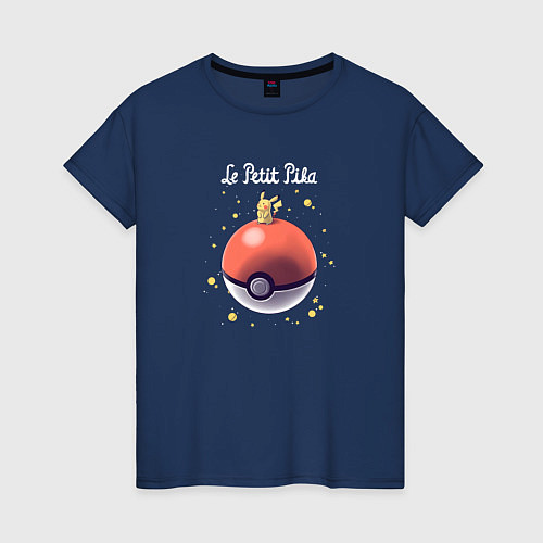 Женская футболка La Petit Pika / Тёмно-синий – фото 1