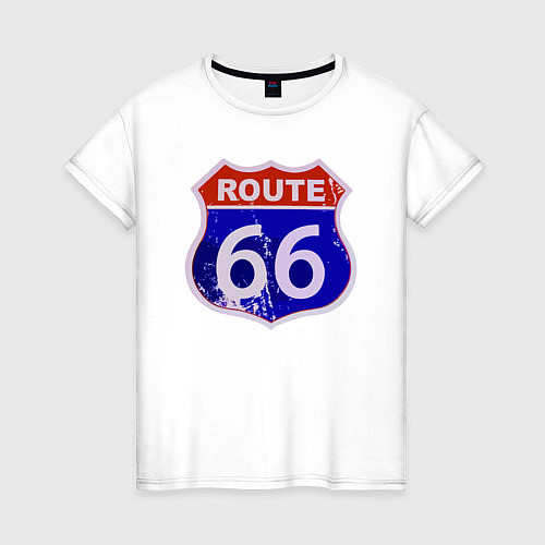 Женская футболка Трасса 66 Meme / Белый – фото 1