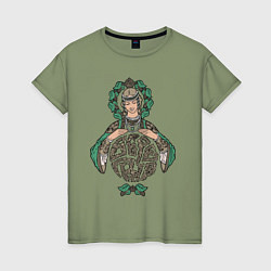 Женская футболка Древнеславянская богиня Берегиня