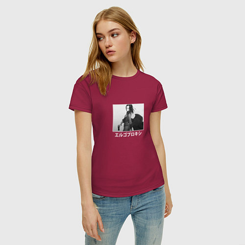 Женская футболка Опасная Рил Мэйер / Маджента – фото 3