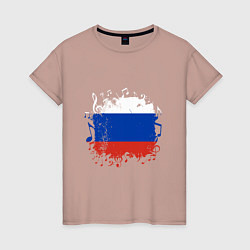 Женская футболка Music - Russia