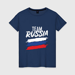 Женская футболка Team - Russia