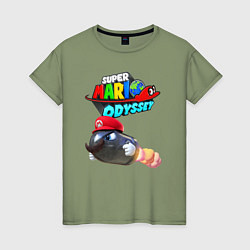 Женская футболка Super Mario Odyssey Bullet Bill Nintendo