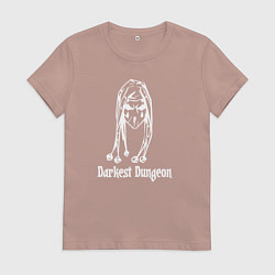 Женская футболка Darkest Dungeon DD Black White