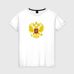 Женская футболка Герб россии