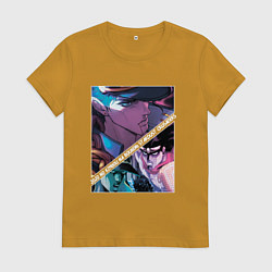 Женская футболка Джотаро Куджо из ДжоДжо