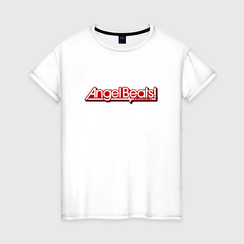 Женская футболка Ангельские ритмы логотип / Белый – фото 1