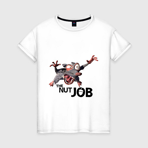 Женская футболка The nut job / Белый – фото 1
