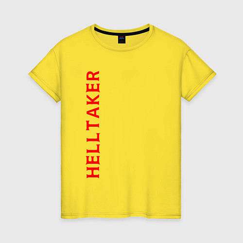 Женская футболка Helltaker game / Желтый – фото 1