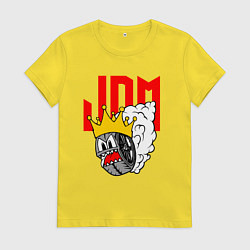 Женская футболка JDM Wheel King