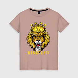 Женская футболка KING LEO Король Лев
