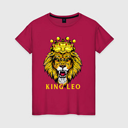 Женская футболка KING LEO Король Лев