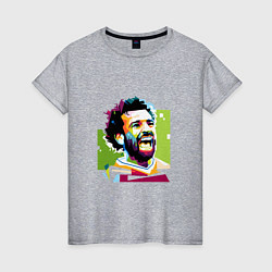 Женская футболка Salah Smile