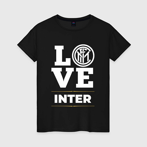 Женская футболка Inter Love Classic / Черный – фото 1