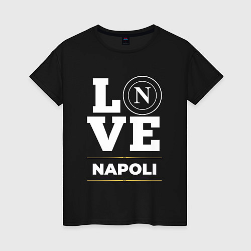 Женская футболка Napoli Love Classic / Черный – фото 1