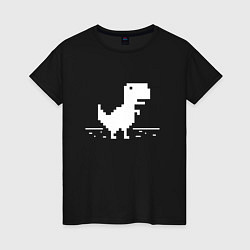 Женская футболка Chrome t-rex
