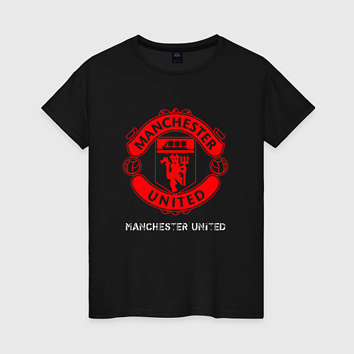 Женская футболка MANCHESTER UNITED Manchester United / Черный – фото 1