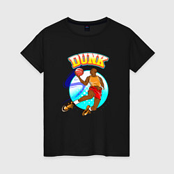 Женская футболка Dunk баскетболист