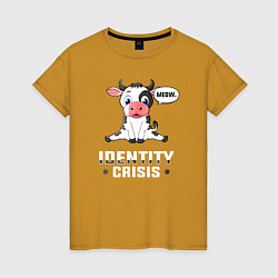 Женская футболка Кризис личности