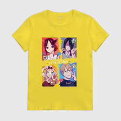 Женская футболка Госпожа Кагуя: В любви как на войне Love is War