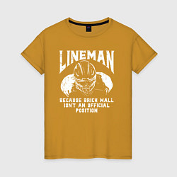 Женская футболка Лайнмен